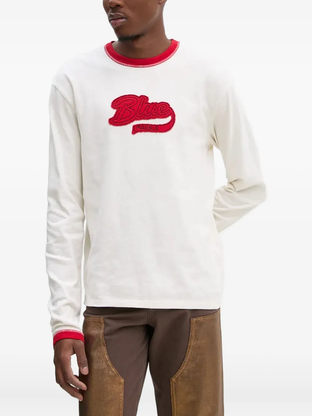 BLUEMARBLE long-sleeve T-shirt | White | Image 1