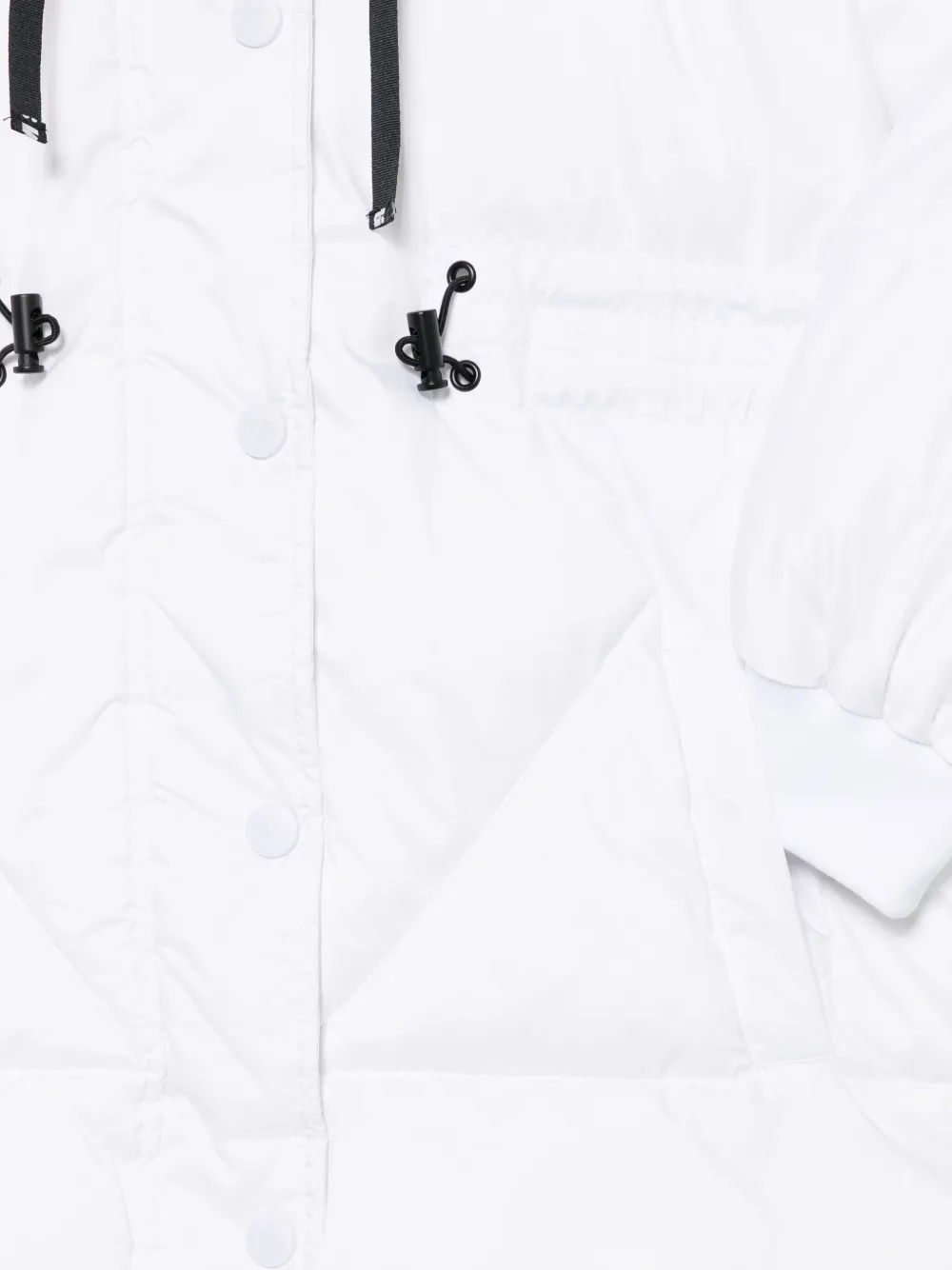 MSGM Kids Gewatteerd donsjack Wit