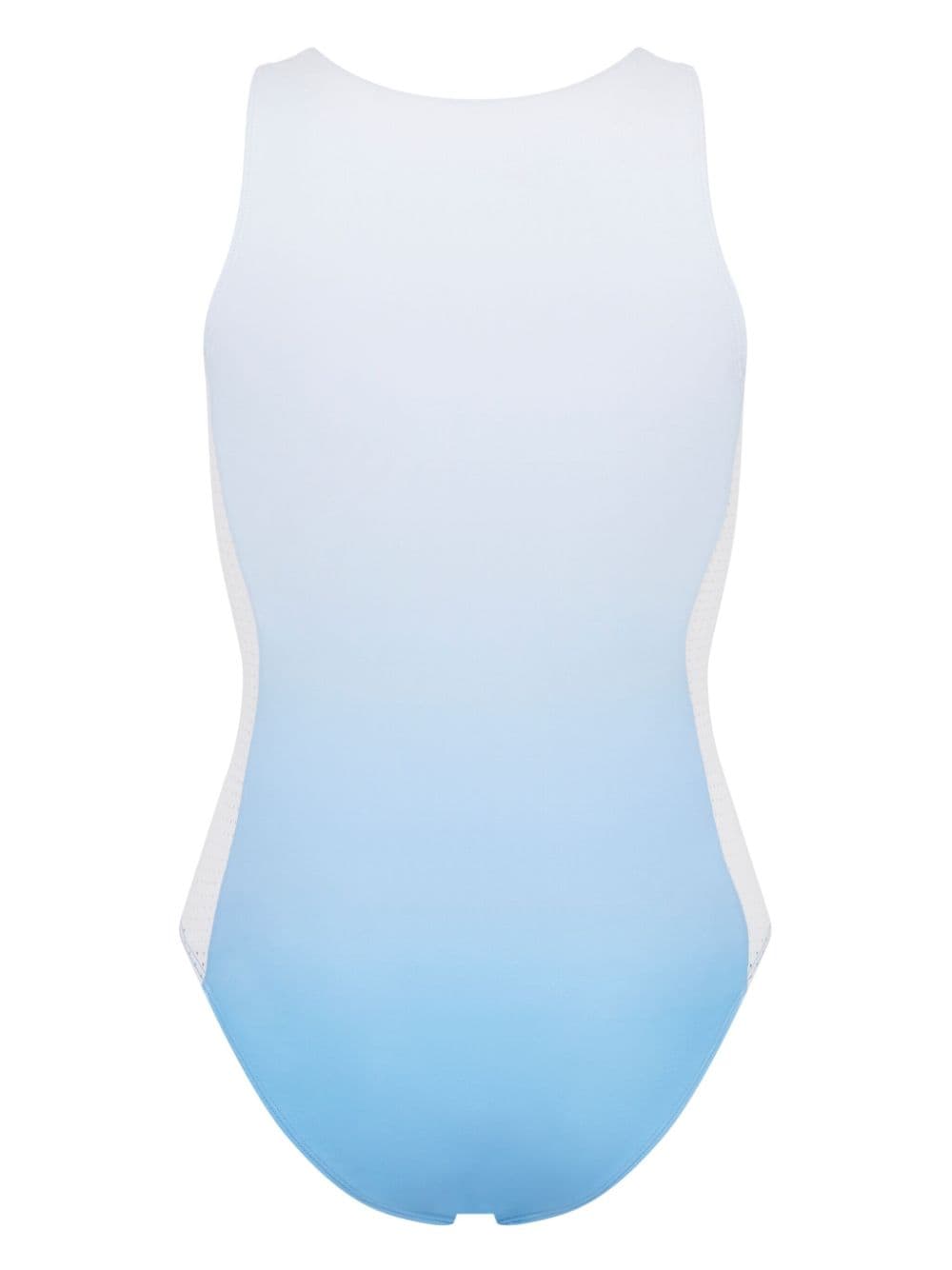 Shop Let's Swim Zip-up Swimsuit In Blue