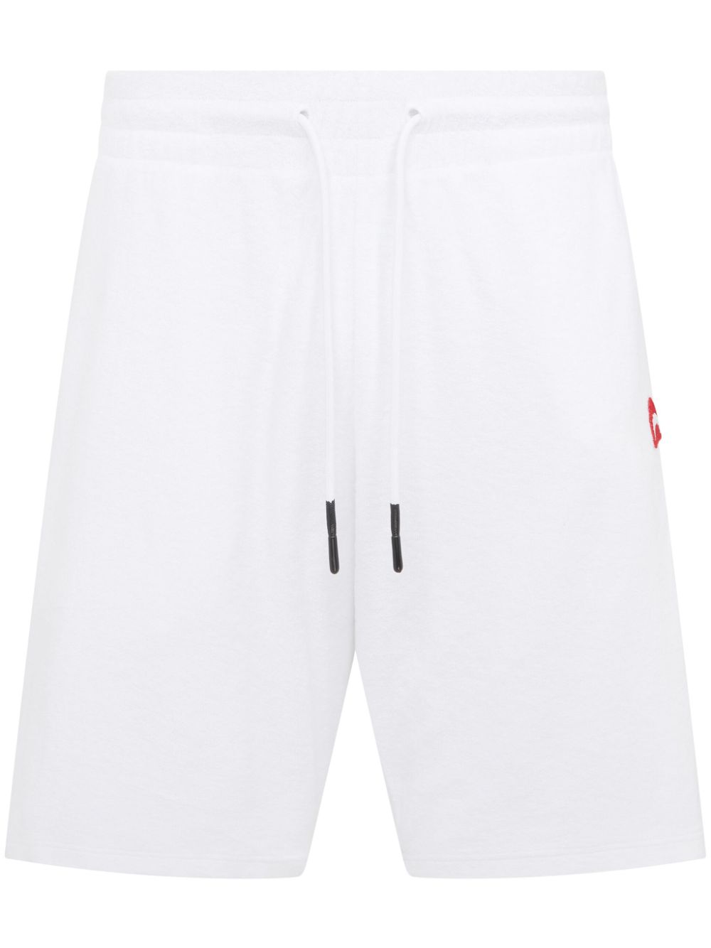 logo-shark towelling shorts