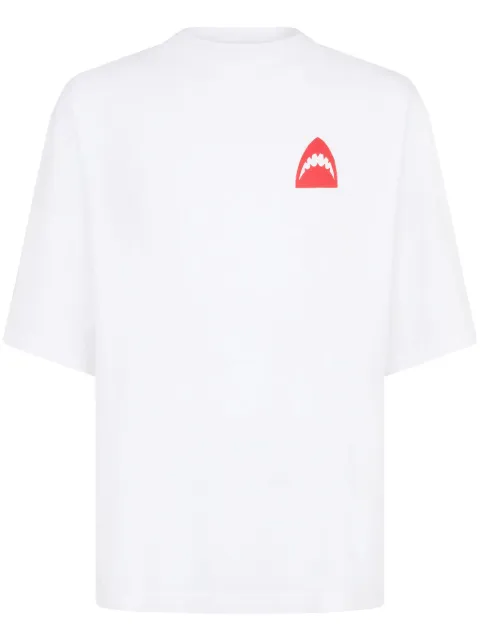 Let's Swim  T-Shirt mit Hai-Print