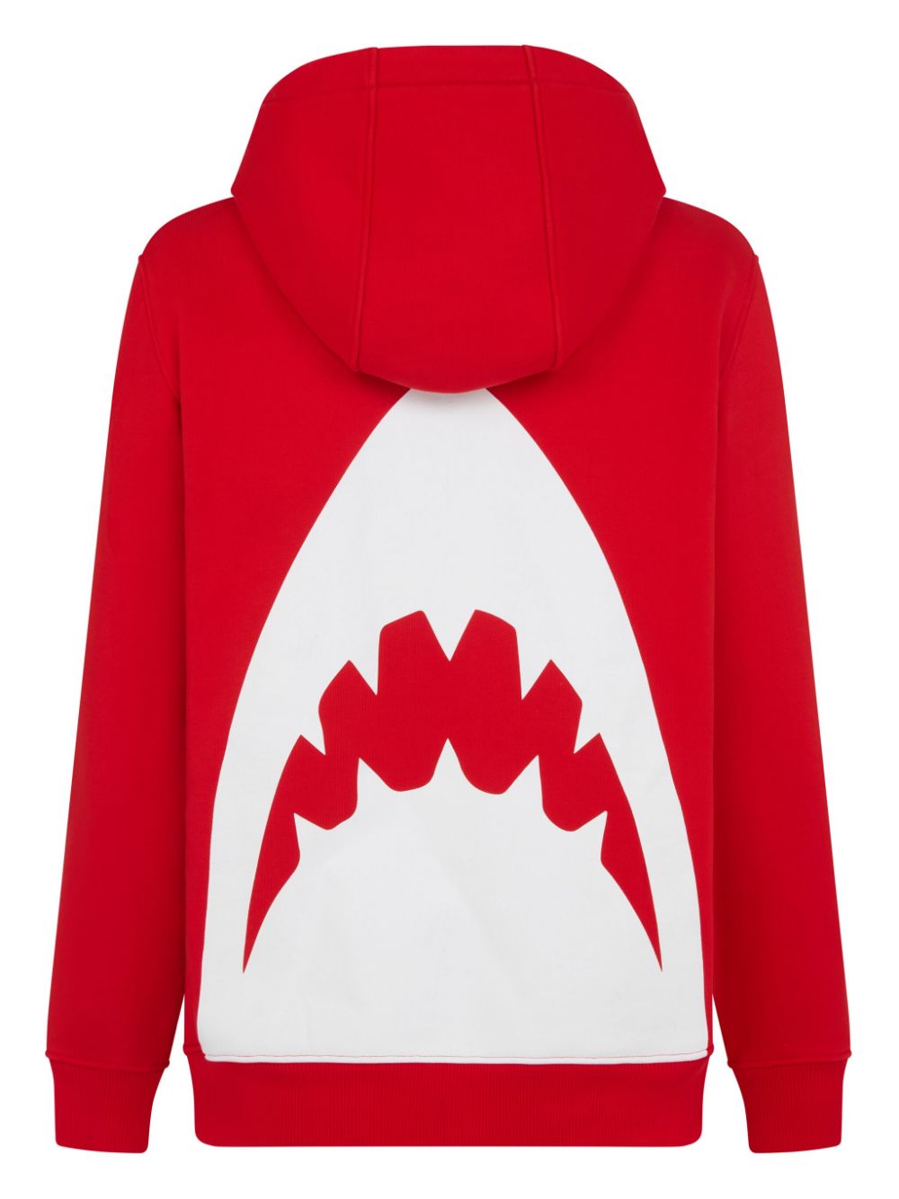 Let's Swim Hoodie met haaiprint - Rood