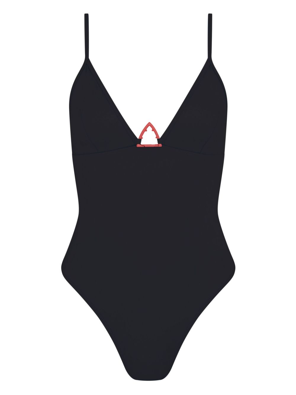 Shark-logo swimsuit