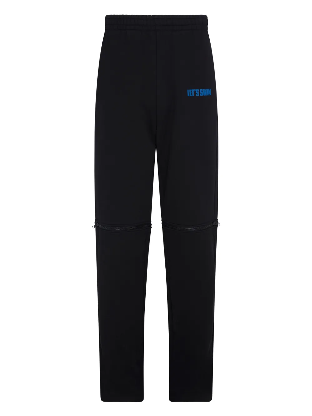 Let's Swim Logo-print Shorts In Black