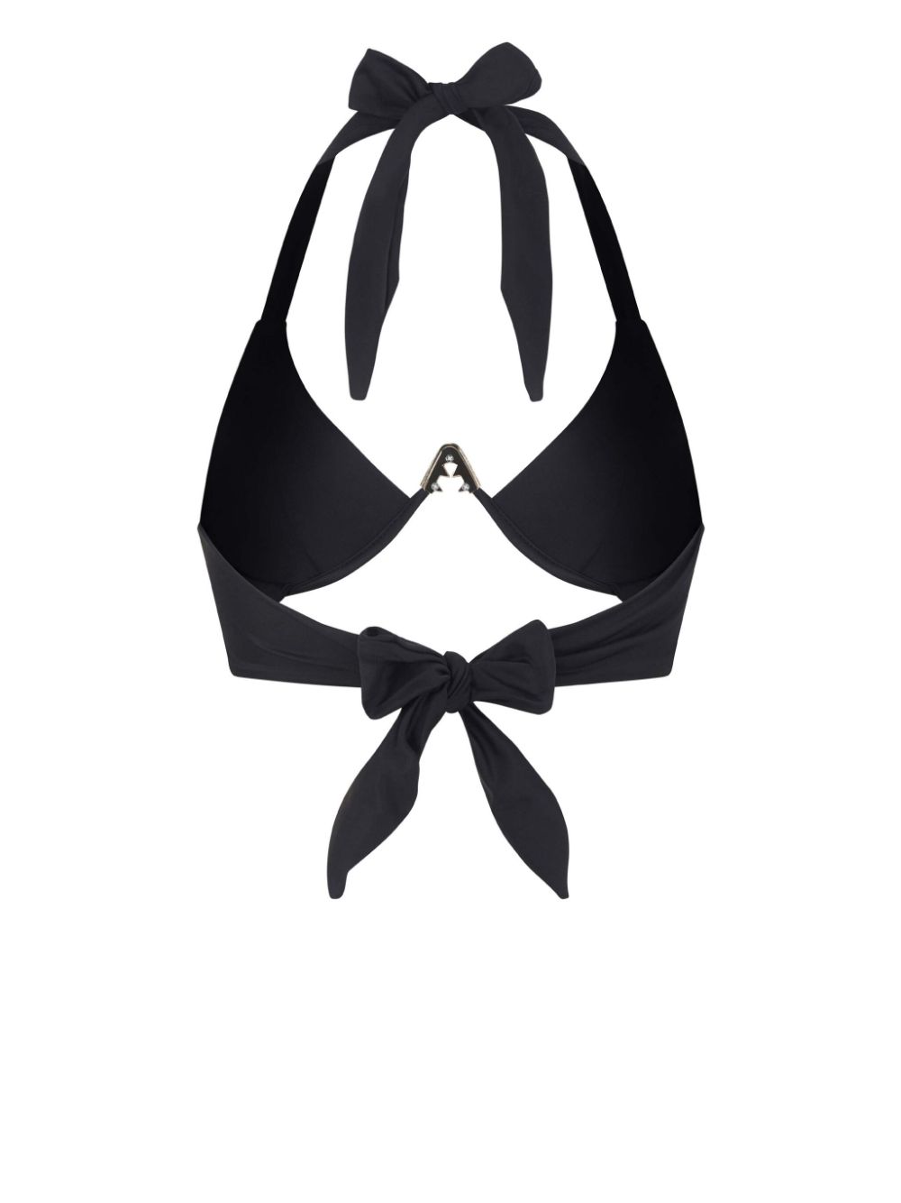 Let's Swim Shark Logo bikini top - Zwart