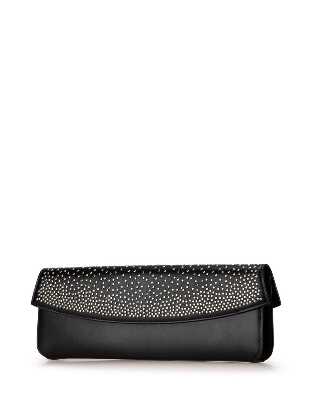 Céline Pre-Owned 2019 Evening Long leren clutch met studs - Zwart