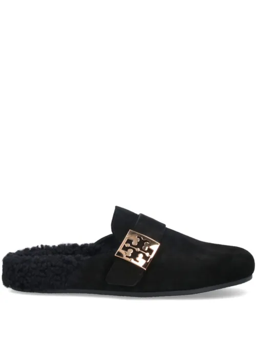 Mules à plaque logo - Tory Burch - Modalova