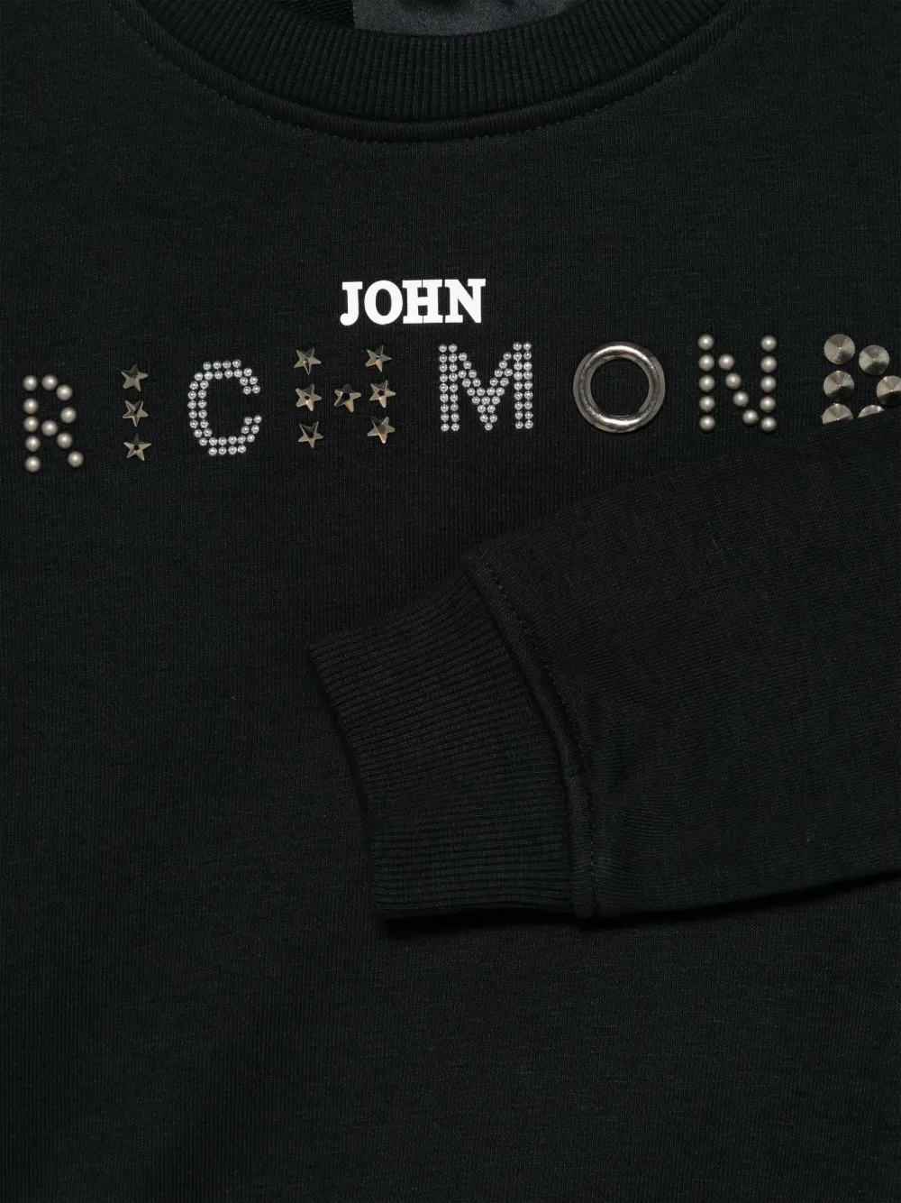 John Richmond Junior Sweater met logo Zwart