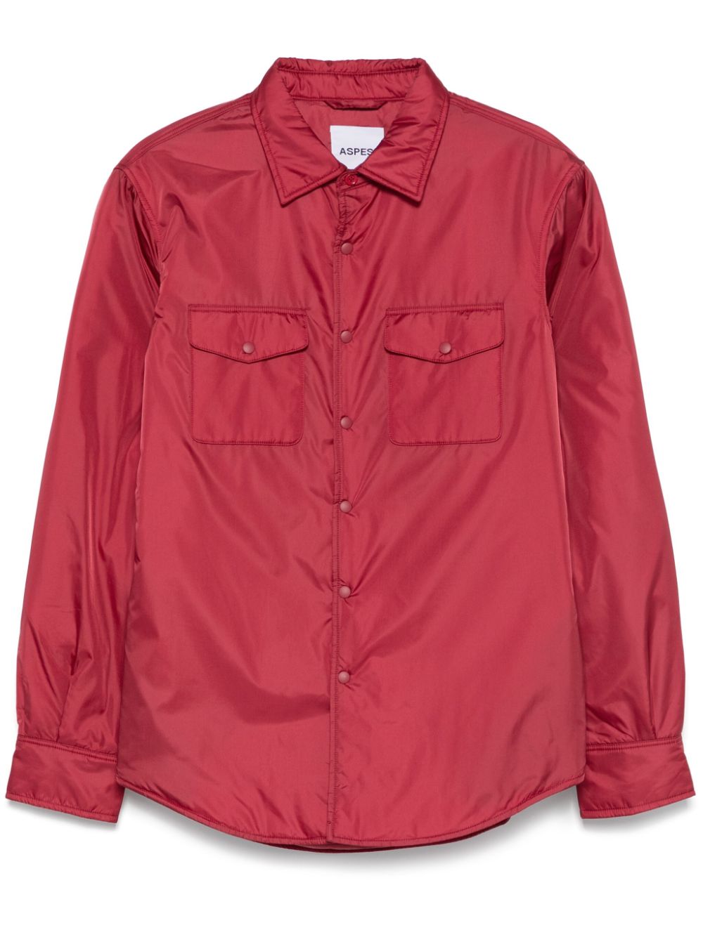 ASPESI lightweight overshirt - Rosso