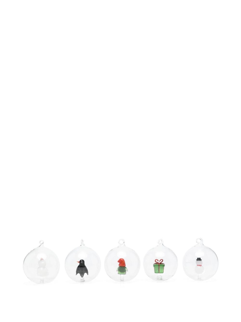 Ichendorf Milano Christmas Tales balls (pack of five) - Wit