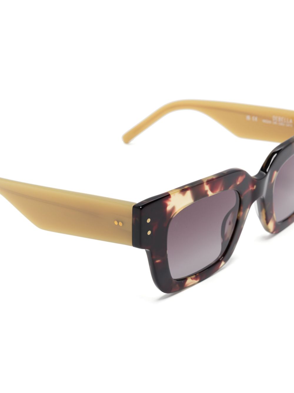 Shop Kaleos Debella Sunglasses In Brown