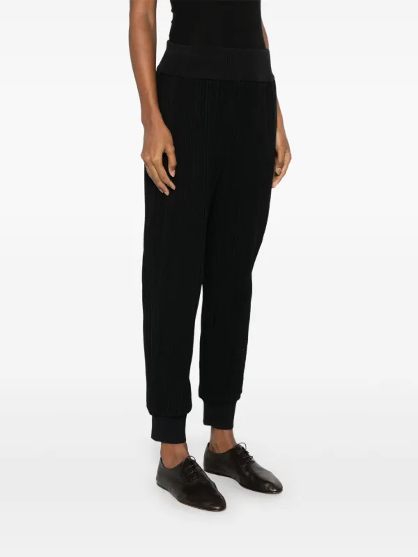 Pleats Please Issey Miyake Plissé Track Pants | Black | FARFETCH