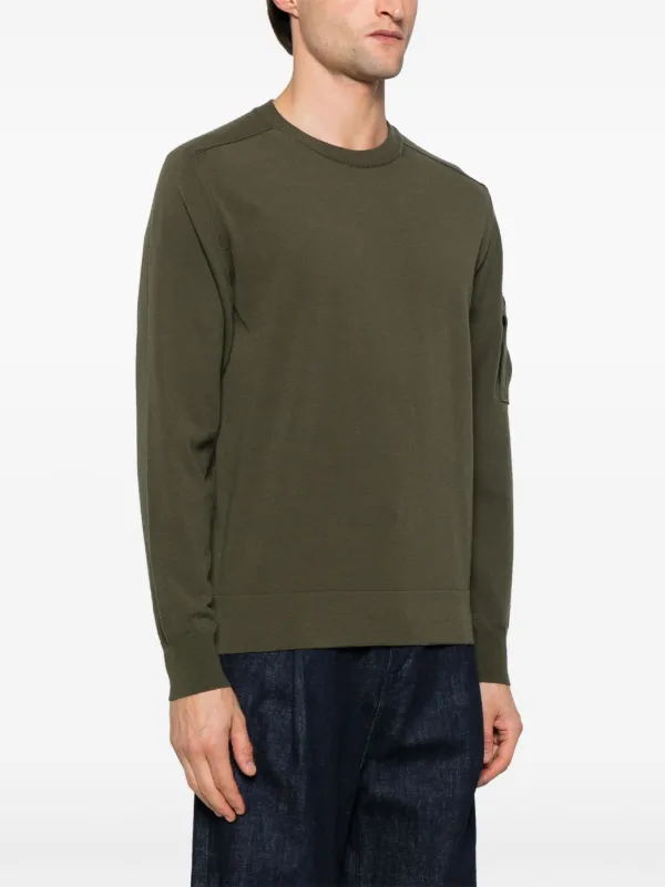 C.P. COMPANY シーピーカンパニー グリーン ニット セーター C.P. Company クルーネック セーター | グリーン | FARFETCH JP