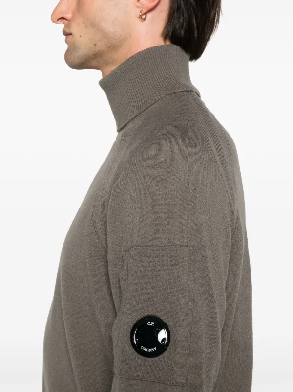 C.P. Company Turtleneck Sweater Grey FARFETCH AO