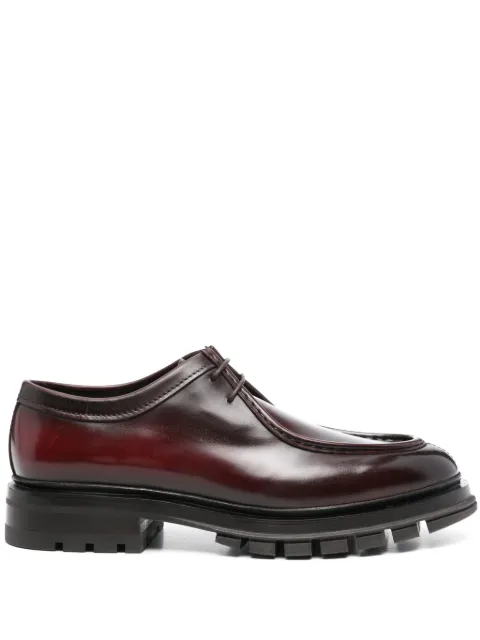 Santoni Sapato derby de couro