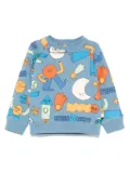 Stella McCartney Kids Cosmic Characters print sweatshirt - Blue