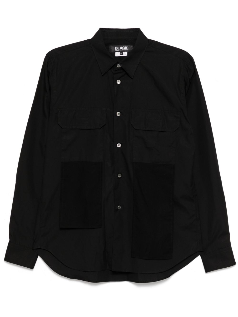 Black Comme Des Garçons cotton shirt