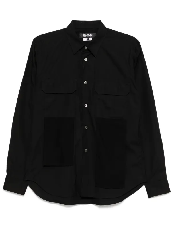 Black Comme Des Garçons コットン シャツ | ブラック | FARFETCH JP