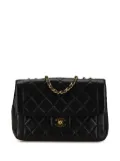 CHANEL Pre-Owned 1994-1996 Medium Quilted Lambskin Border Single Flap shoulder bag - Black