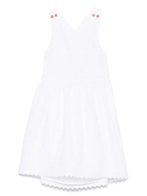 Versace Kids Medusa-embroidered dress