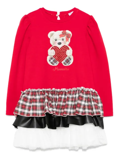 Monnalisa vestido con motivo Teddy Bear