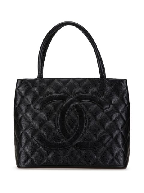 CHANEL 2004-2005 Caviar Medallion tote bag Women