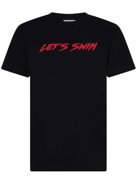 Let's Swim  T-Shirt mit Logo