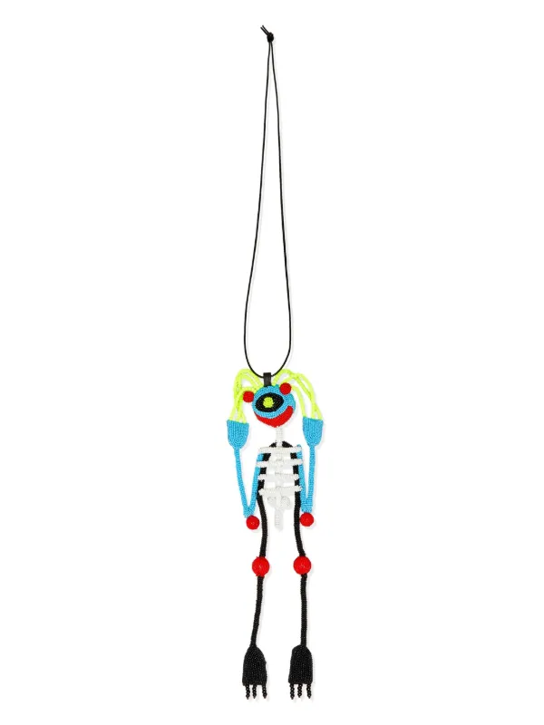 Walter Van Beirendonck Alien Love Necklace Blue FARFETCH