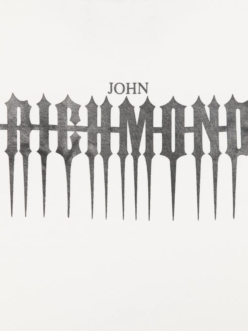 John Richmond Junior T-shirt met logoprint Wit
