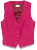 P.A.R.O.S.H. V-neck waistcoat - Pink