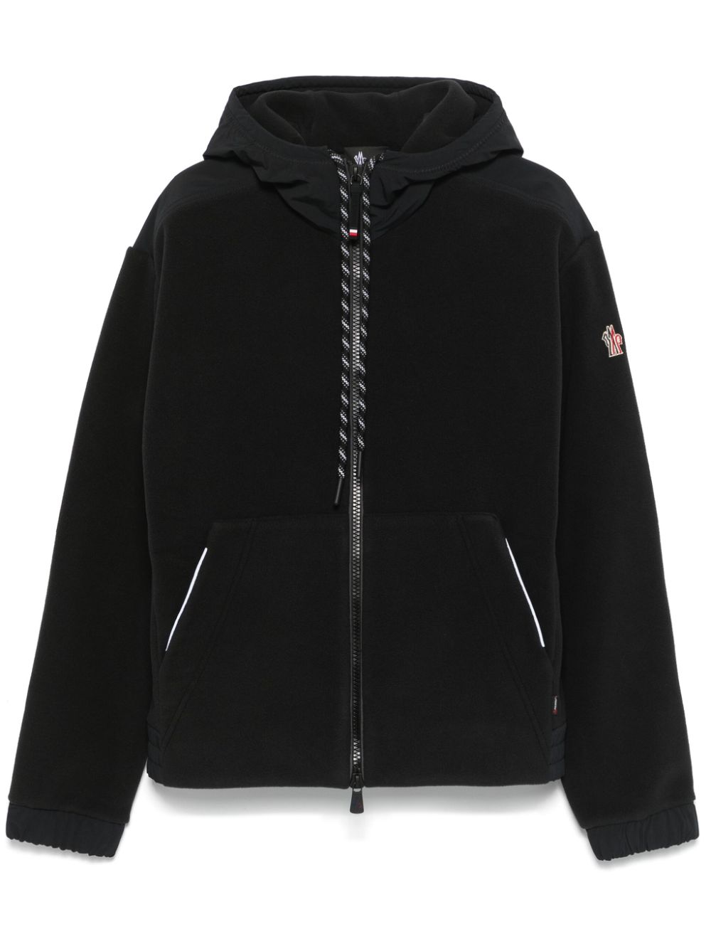 Moncler Grenoble Fleece jack Zwart