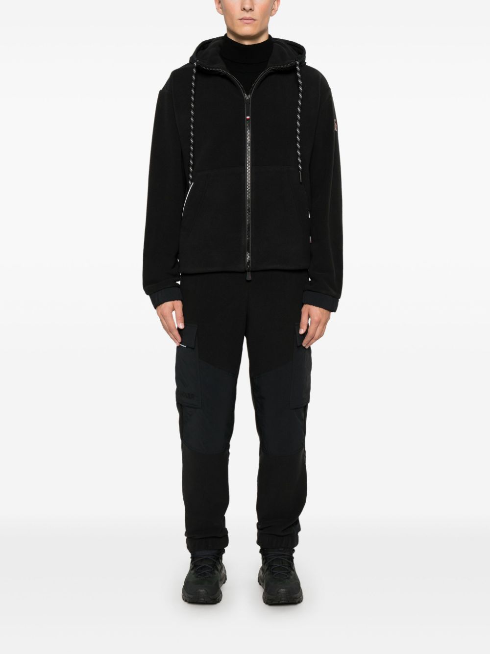 Moncler Grenoble Fleece jack - Zwart