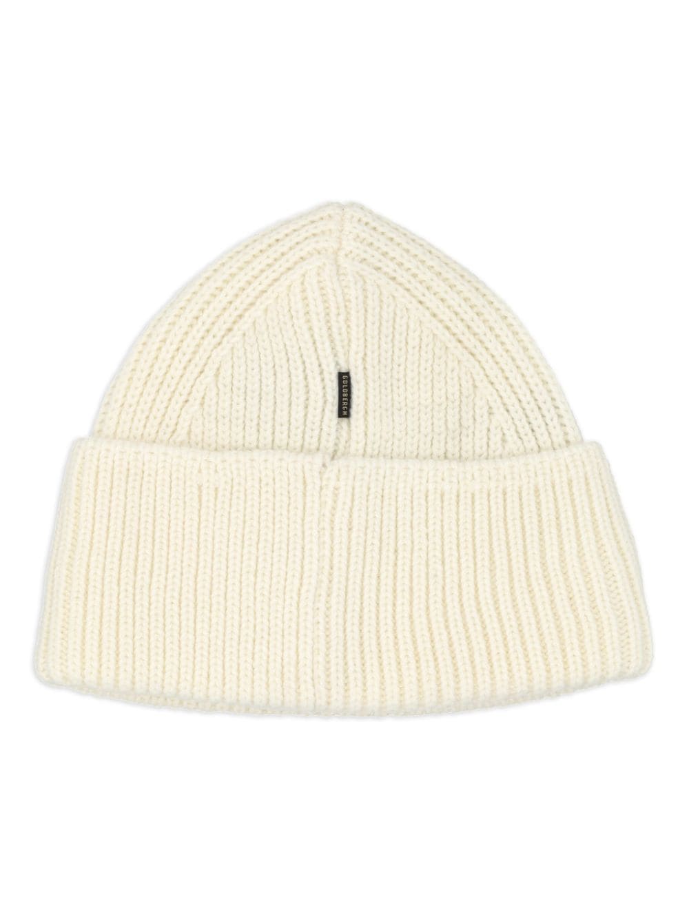 Goldbergh logo-embroidered beanie - Beige