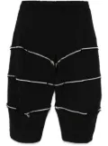 Black Comme Des Garçons detachable-panels trousers