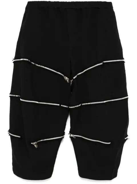 Black Comme Des Garçons detachable-panels trousers