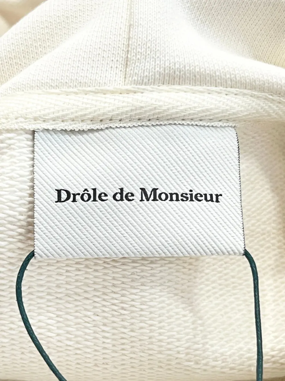 Drôle De Monsieur Hoodie met print Beige