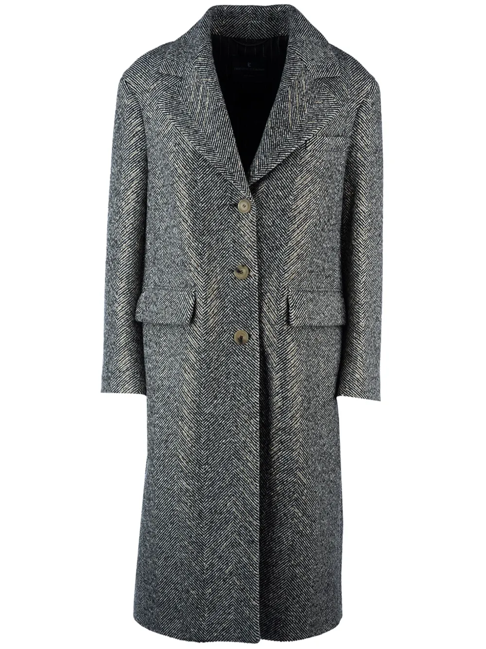 Ermanno Scervino Jas met pied-de-poule print Zwart