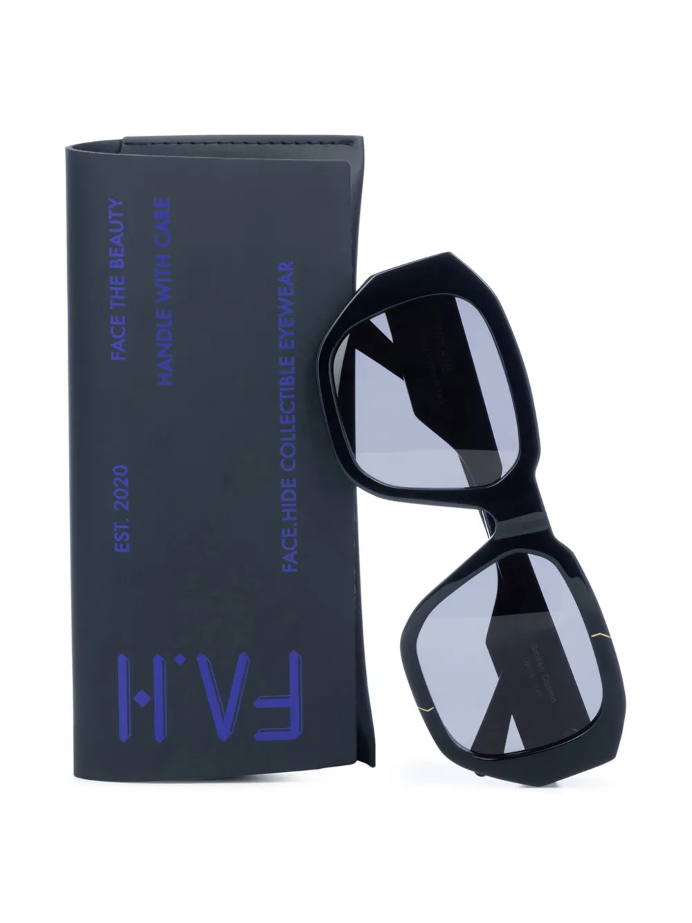 FACE HIDE Broken Cosmo zonnebril Zwart