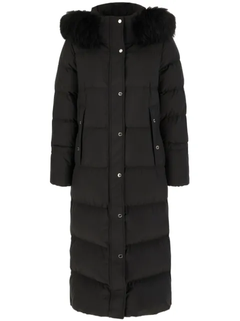 Moorer faux fur-hood padded jacket