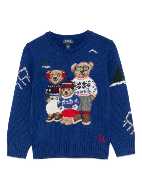 POLO RALPH LAUREN KIDS Polo Bear-motif sweater