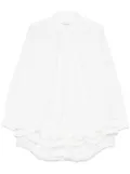Comme Des Garçons Comme Des Garçons ruffled-trim shirt - White
