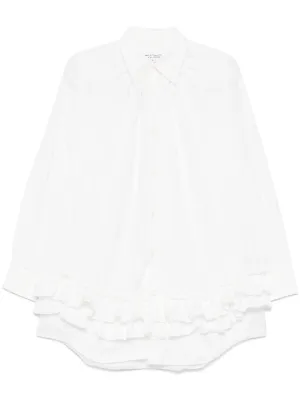 【COMME des GARCONS】フローラル バンドカラー シャツドレス COMME des GARCONS HOMME PLUS/コムデギャルソンオムプリュス