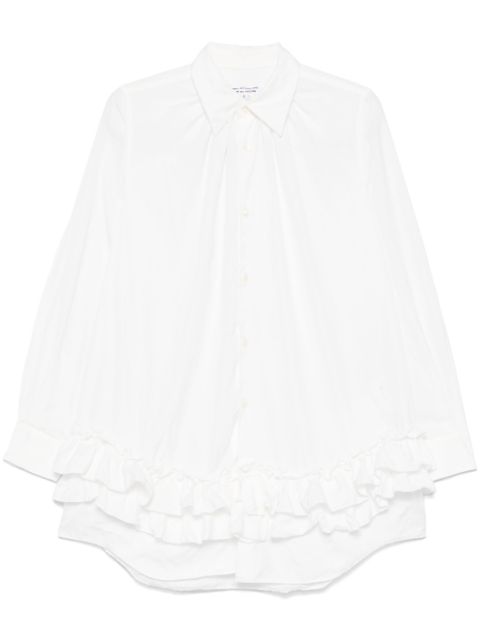 Comme Des Garcons Comme Des Garcons ruffled-trim shirt Women