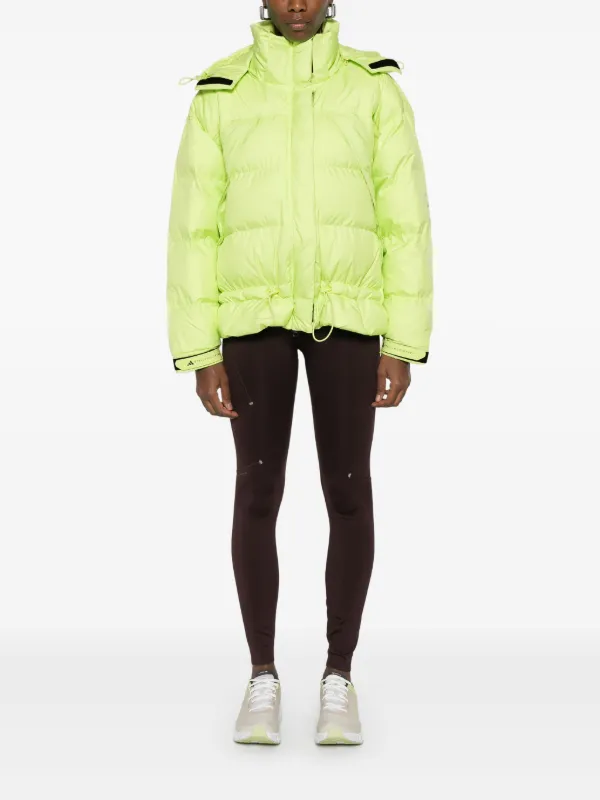 Adidas By Stella McCartney TrueNature Puffer Jacket Green FARFETCH IN