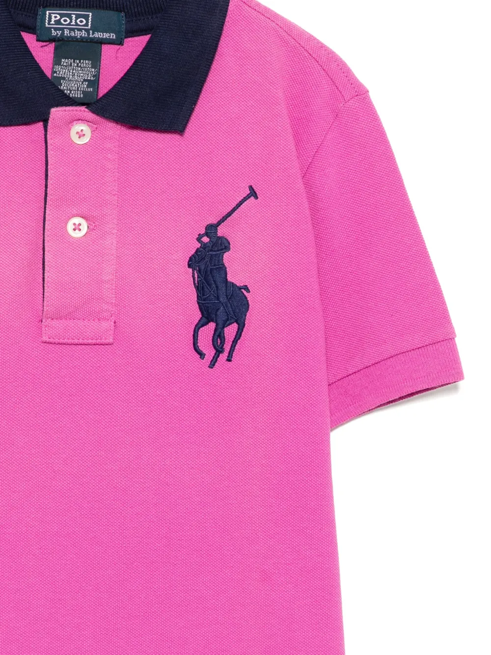 POLO RALPH LAUREN KIDS Big Polo Pony poloshirt Paars