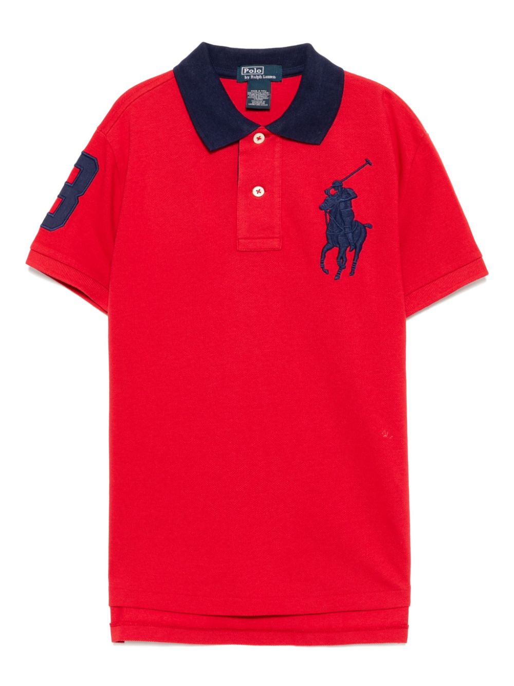 POLO RALPH LAUREN KIDS Big Polo Pony polo shirt - Red