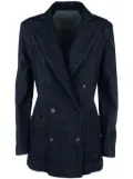 Cruna double breasted jacket set - Blue