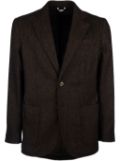 Cruna chest-pocket jacket set - Brown