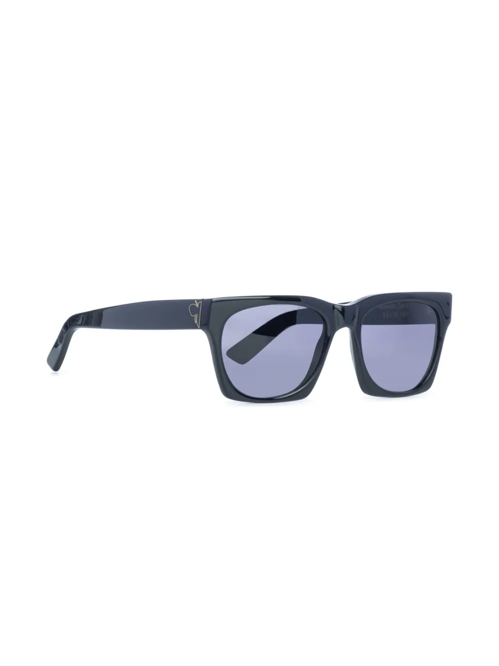 FACE HIDE wayfarer-frame sunglasses - Zwart