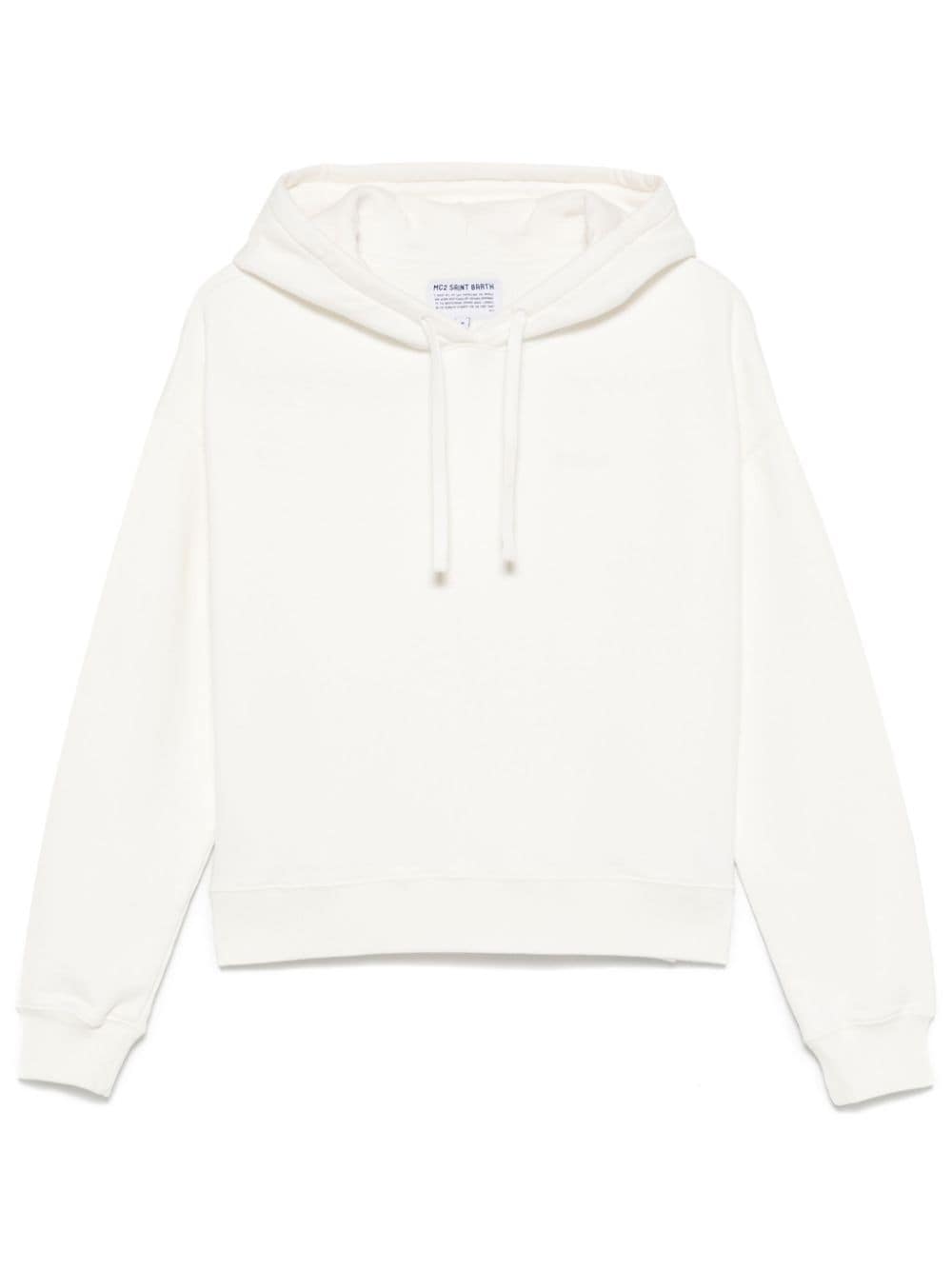 Shop Mc2 Saint Barth Mindy Hoodie In White